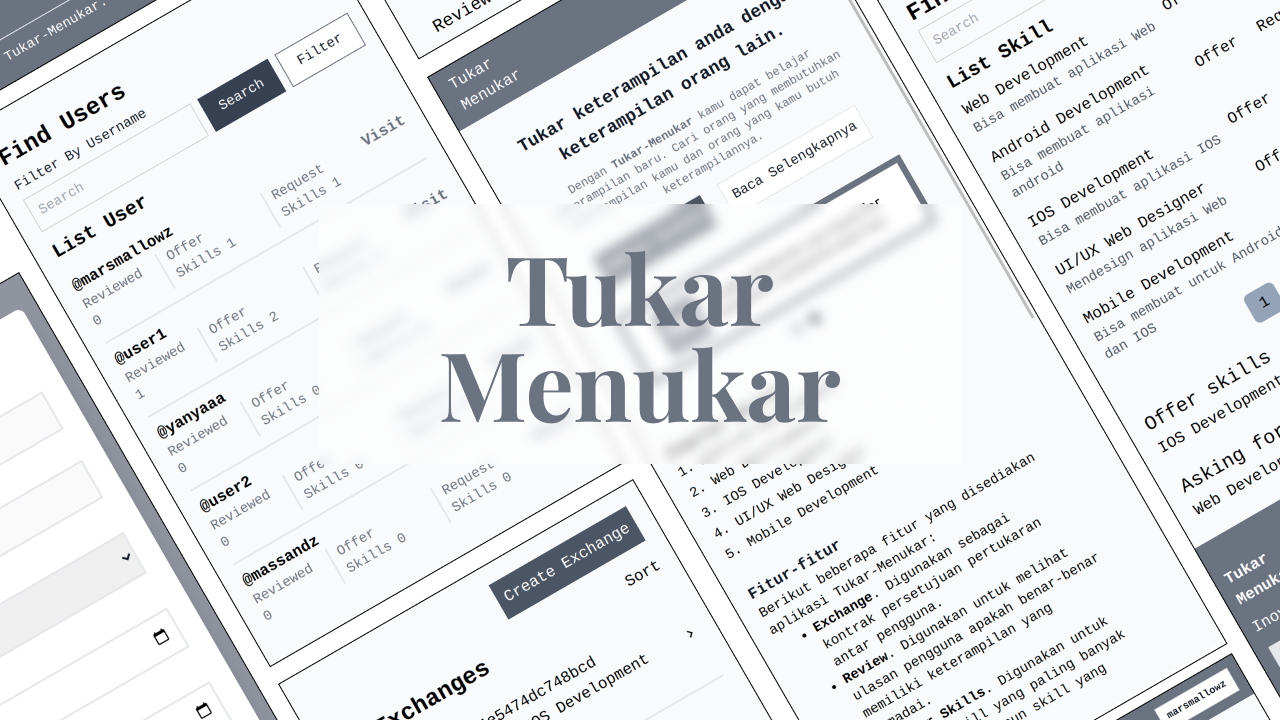 Image showcase tukar-menukar